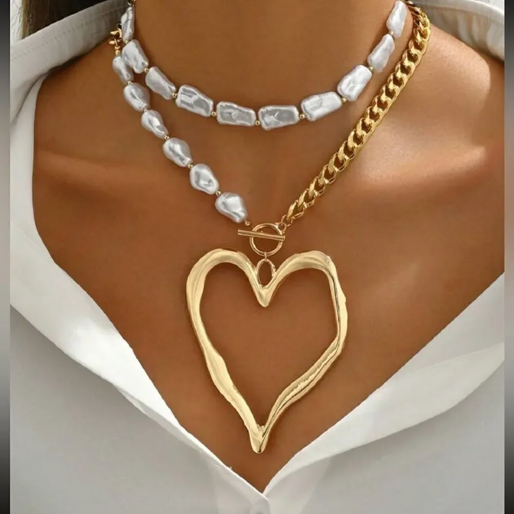 Heart necklace N790